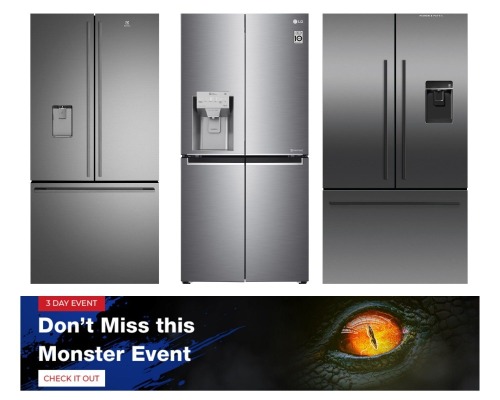 Monster Sale - Fridges and Freezers - All Buy Now prices are GST EX