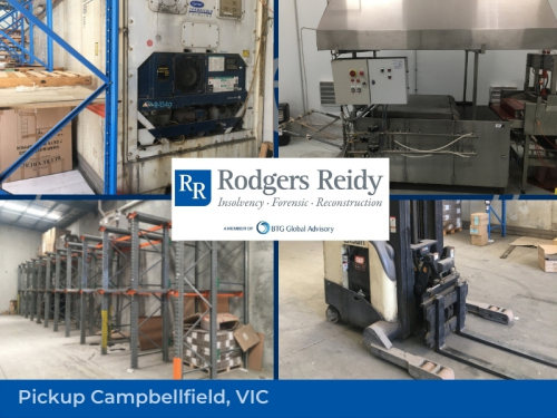 *Receivers' Auction* Flat Bread Production Equipment, Forklifts, Warehousing and Administration | Campbellfield | VIC Pick Up
