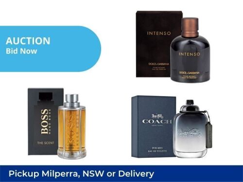 Unreserved Big Brand Men's Fragrances Incl. Coach, Dolce Gabbana, Hugo Boss, Gucci and More | Milperra NSW | Pick Up and Delivery 