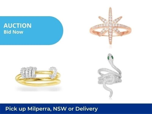 Unreserved Mega Stock Sale | Rings | Pick Up or Delivery