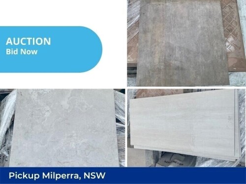 Unreserved Pallet of Tiles Insurance Claim Sale | Milperra NSW | Pick Up Only