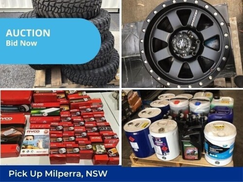 Unreserved Automotive Parts and Accessories Insurance Claim Sale  | Milperra NSW | Pick Up Only