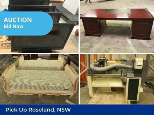Unreserved Site Closure Sale - Incl. Furniture, Electricals and More | Roseland NSW | Pick Up Only