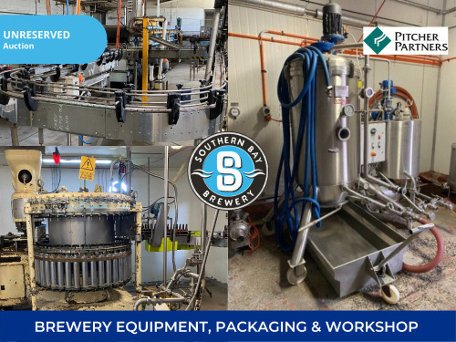 Short Notice Auction Event: Beer Brewing & Production Equipment (Geelong, VIC)