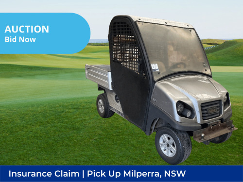 Unreserved Carryall CA500 Golf Cart | Insurance Claim Sale | Milperra NSW | Pick Up Only