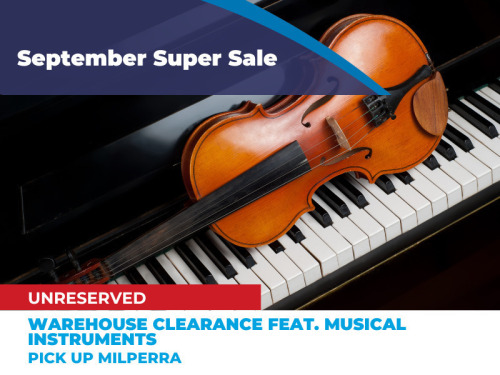 Warehouse Clearance Sale includes Musical Instruments, Golf Equipment and Apparel, Sewing Machines & More | Milperra NSW | Pick Up Only