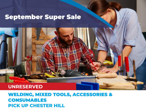 Unreserved Welding, Mixed Tools, Accessories & Consumables | Insurance Claim | Chester Hill NSW | Pick Up Only