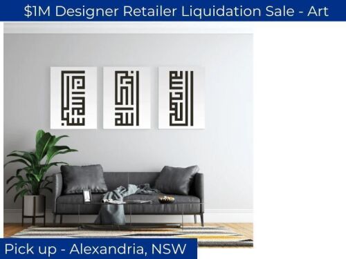 $1M Designer Retailer Liquidation Sale - Art | Pick Up Alexandria NSW