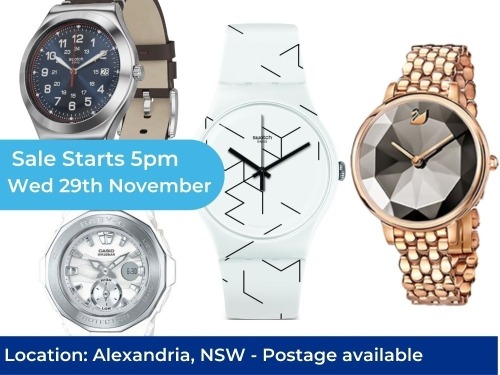 Unreserved Watch Sale - Swarovski, Casio, Swatch | Alexandria NSW | Pickup or Postage Sale