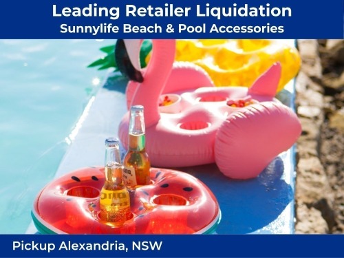 Leading Retailer Liquidation - Sunnylife Beach & Pool Accessories | Unreserved | Pickup Alexandria NSW
