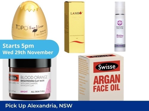 $100k Leading Retailer Liquidation - Skincare Products | Unreserved | Pickup Alexandria NSW