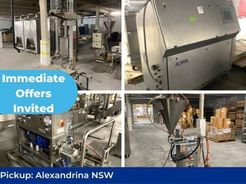 Available For Immediate Sale - Supplements Production Equipment