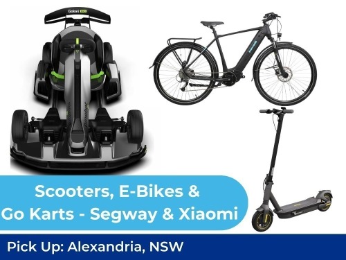 $100k Electric Scooters, eBikes, and Gokart Sale - Segway & Xiaomi | Alexandria, NSW | Pickup Only