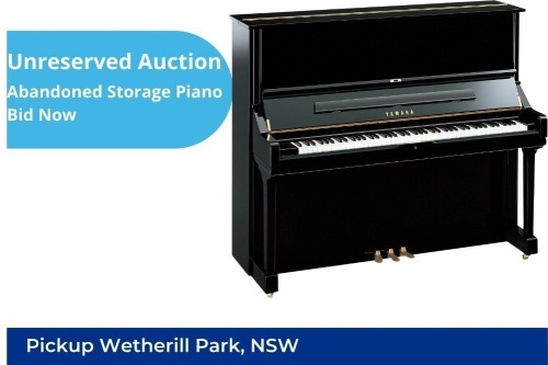 Yamaha U3PEQ 131cm Professional Upright Piano (U3PEQ) | Unreserved Auction | Pick Up Wetherill Park NSW