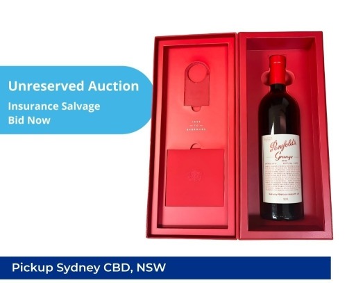 Perfectly Cellared Penfolds Grange Bin 95 Shiraz 2016 Wines (750mL) Insurance Claim - Unreserved Auction | Sydney CBD Pick Up