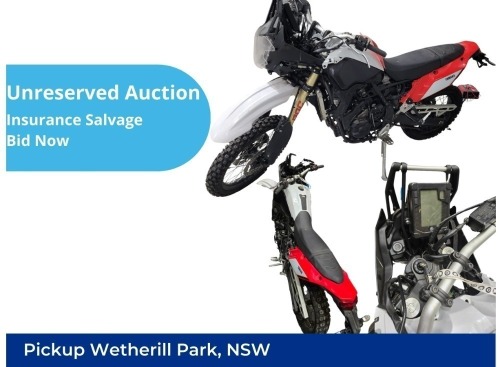 2019 Yamaha Tenere 700 (XTZ690) Adventure Sport Motorbike | Unreserved Auction | Pick Up Wetherill Park NSW