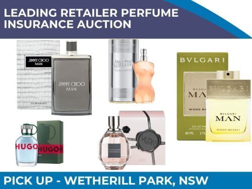 Fragrances Men's & Women's Insurance Salvage | Unreserved Auction | Wetherill Park Pickup