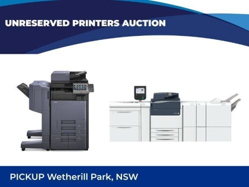 Unreserved Printers Auction | Insurance Salvage Auction | Pick Up Wetherill Park, NSW