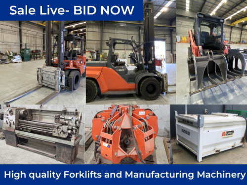 Significant Copper Cable Recycling Asset Sale. Includes Forklifts With Rotators, Skid Steer, HIAB Grapple, New Trennso Plastic Screening Multi Deck, Air Compressors, Lathe, Significant Ancillary Support Equipment, Racking and Tools.