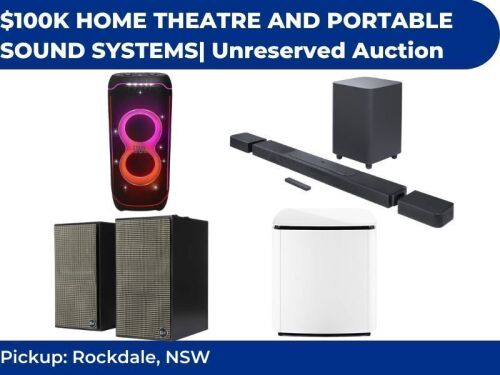 $100K HOME THEATRE AND PORTABLE SOUND SYSTEMS - SONUS/SAMSUNG/JBL ...