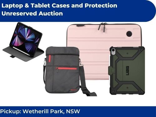 Laptop & Tablet Cases and Protection | Unreserved Auction - Pick Up Wetherill Park