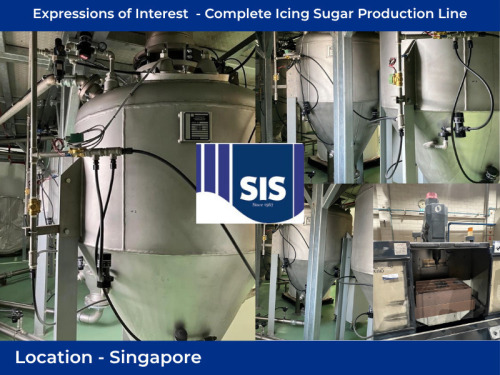Offers close 17th July 2026 - 2022 Icing Sugar Milling & Packing Line, 1800kg/hour capacity - Singapore