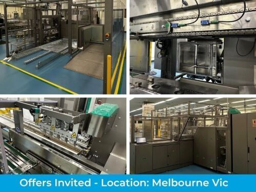 Immediate Offers Invited - 2019 Marchesini MCP 840 Automatic Horizontal Case Packer/Palletiser