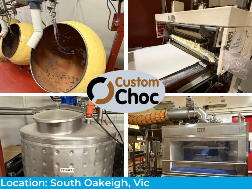 Offers Invited on Commercial Chocolate Manufacturing and Processing Equipment