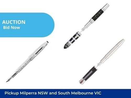 Unreserved Montblanc Fountain Pens | Milperra NSW and South Melbourne VIC | Pick Up Only