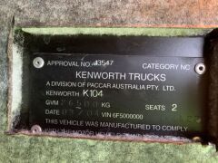 2004 Kenworth K104 6x4 Prime Mover - 19