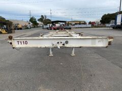 1975 Freighter Tri Axle Skeletal Trailer - 4