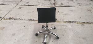 Vintage black leather office chair - 3