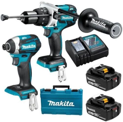 Makita, COMBO KIT 18V 3PC 2X5.0AH, Model: DLX2185T