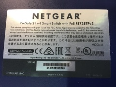 DNL NETGEAR GS752TP ProSAFE 48-Port Gigabit PoE/PoE+ Smart Switch with 4 Gigabit SFP - 3