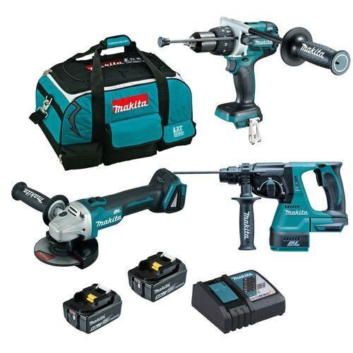 Makita, COMBO KIT 18V 3PC 2X5.0AH, Model: DLX3126TX1