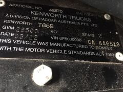 03/2012 Kenworth T659 6x4 Prime Mover - 11