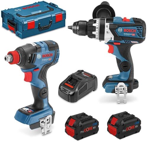 BOSCH 18V BRUSHLESS 2 PIECE 2 X 8.0AH COMBO KIT 0615990L24