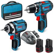 Bosch, COMBO KIT 12V 2PC 2X2.0AH, Model: 0615990L1G