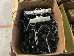 Box of Power Boards and IEC Power Lead IEC-C13 Appliance Cord 3 Pin AU Plug 10A Laptop Black - 2