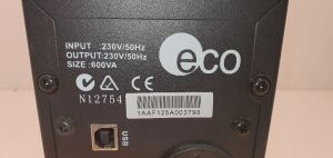 ECO-ALTO 600VA line interactive UPS DVR-NVR power backup - 4