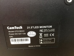 CamTech LED LCD monitor - 21,5" - Full HD 1920x1080 with AC Adapter cord - 2