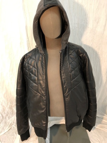 Plein Sport Leather Jacket Size XXL