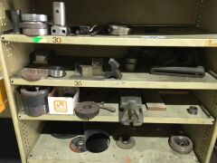 Metal shelf unit with qty. tooling - 2