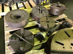 Pallet lot comprising of assorted 3 & 4 Jaw chucks - 2