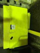 Yellow shelf unit pendulum system - 2