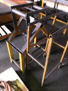 Qty of 2 x Steel stands - 2