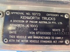 1995 Kenworth K100G 6x4 Prime Mover - 24
