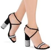 Giuseppe Zanotti Ladies Heels- Size :38.5 -Model: I800052/001 - 5