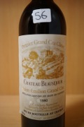 Duffau-Lagarrosse Chateau Beausejour, Saint-Emilion Grand Cru 1990 (1x 750ml),Valuation Price: $625 - 2