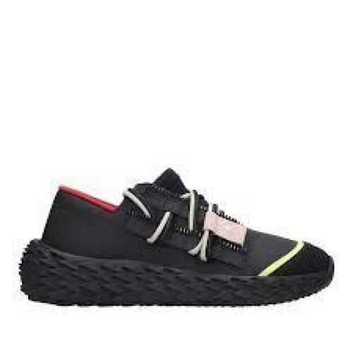 Giuseppe Zanotti Ladies Sneakers- Size :Made in Italy -Model: RS90028 NERO 35